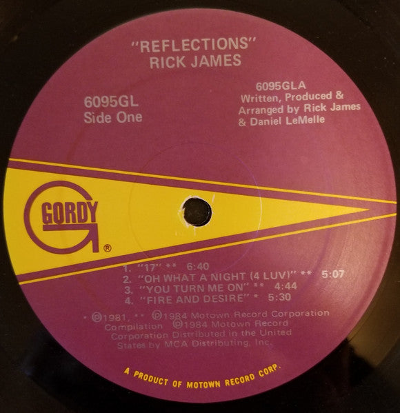 Rick James - Reflections (Vinyl, LP, Compilation) Very Good (VG) / Very Good (VG)