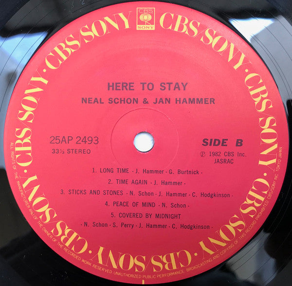 Schon & Hammer - Here To Stay (Vinyl, LP, Album)