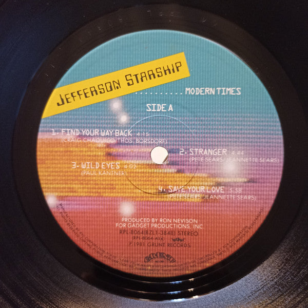 Jefferson Starship - Modern Times (Vinyl, LP, Album)