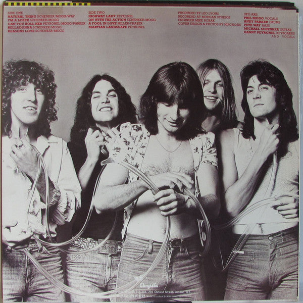 UFO (5) - No Heavy Petting (Vinyl, LP, Album, Reissue, Repress) Very Good Plus (VG+) / Good Plus (G+)