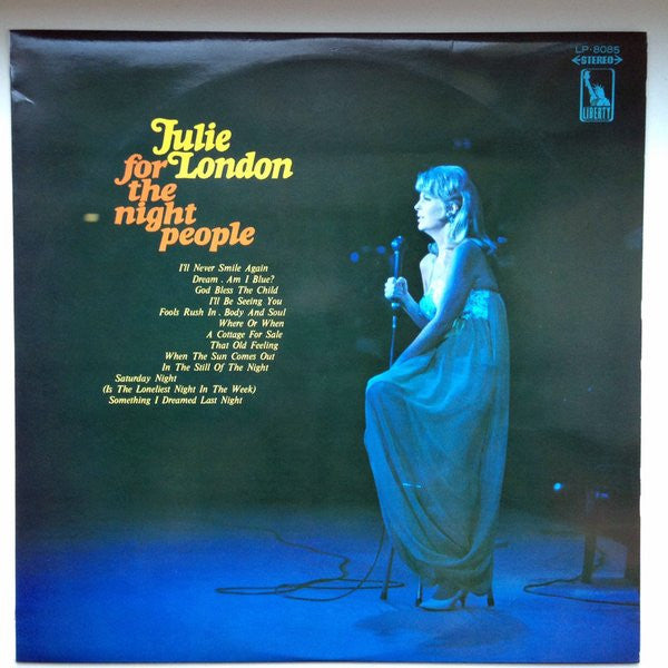 Julie London - For The Night People (Vinyl, LP, Album, Stereo)
