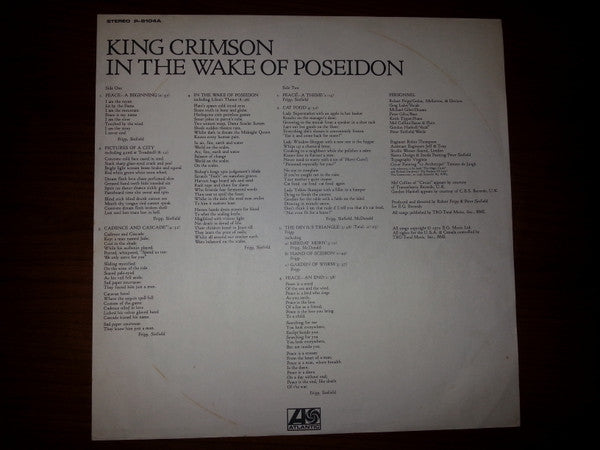King Crimson - In The Wake Of Poseidon (Vinyl, LP, Album, Reissue)
