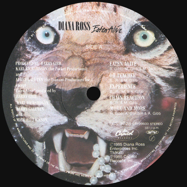 Diana Ross - Eaten Alive (Vinyl, LP, Album)