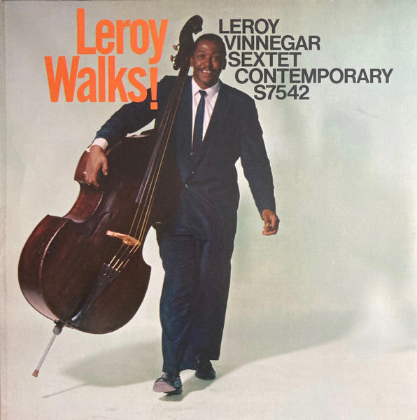 Leroy Vinnegar Sextet - Leroy Walks! (Vinyl, LP, Album, Reissue) Very Good (VG) / Very Good (VG)