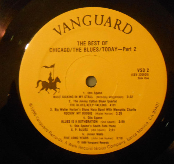 Various - The Best Of The Chicago Blues (2xVinyl, LP, Compilation, Reissue, Stereo) Very Good Plus (VG+) / Very Good (VG)