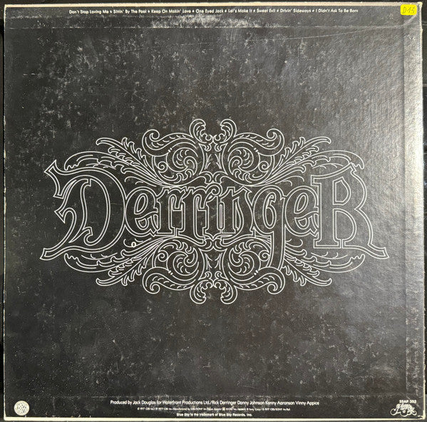 Derringer (2) - Sweet Evil (Vinyl, LP, Album) Very Good Plus (VG+) / Very Good (VG)