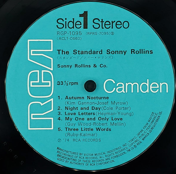 Sonny Rollins & Co. - The Standard Sonny Rollins (Vinyl, LP, Album,...