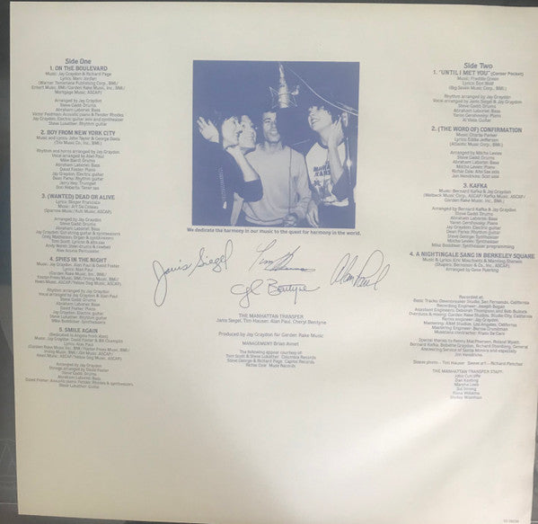 The Manhattan Transfer - Mecca For Moderns (Vinyl, LP, Album, Stereo)
