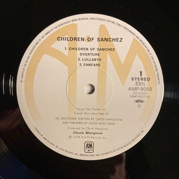 Chuck Mangione - Children Of Sanchez (2xVinyl, LP, Album, Reissue) Very Good Plus (VG+) / Very Good (VG)