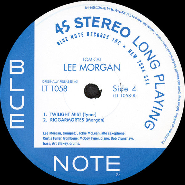 Lee Morgan - Tom Cat (2xVinyl, 12", 45 RPM, Album, Limited Edition, Numbered, Reissue, Remastered) Very Good Plus (VG+) / Near Mint (NM or M-)