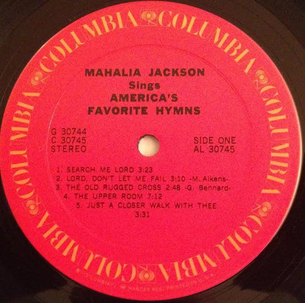 Mahalia Jackson - Mahalia Jackson Sings America's Favorite Hymns (2xVinyl, LP, Compilation) Very Good Plus (VG+) / Very Good Plus (VG+)