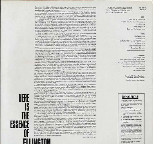 Duke Ellington And His Orchestra - The Popular Duke Ellington (Viny...