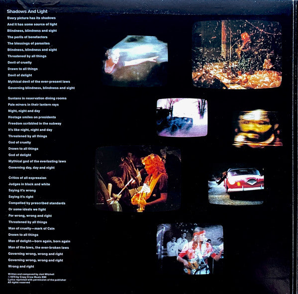 Joni Mitchell - Shadows And Light (Vinyl, LP, Album)