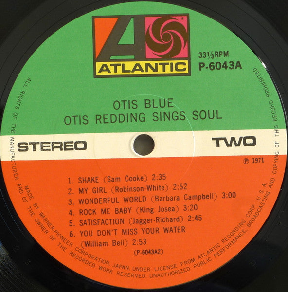 Otis Redding - Otis Blue / Otis Redding Sings Soul (Vinyl, LP, Album, Reissue, Stereo) Near Mint (NM or M-) / Very Good (VG)