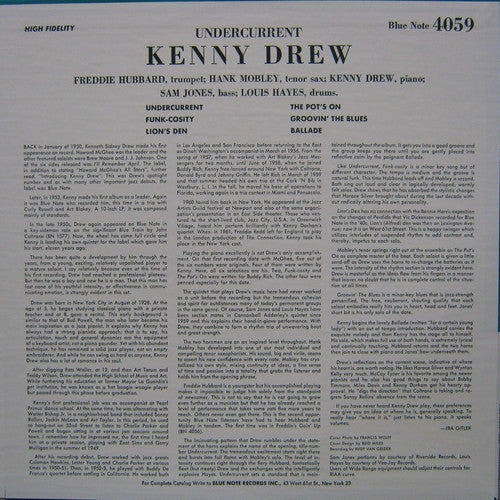 Kenny Drew - Undercurrent (Vinyl, LP, Album, Limited Edition, Reissue, Mono) Very Good Plus (VG+) / Near Mint (NM or M-)