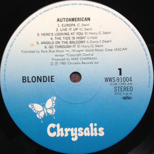 Blondie - AutoAmerican = オートアメリカン (Vinyl, LP, Album, Repress)