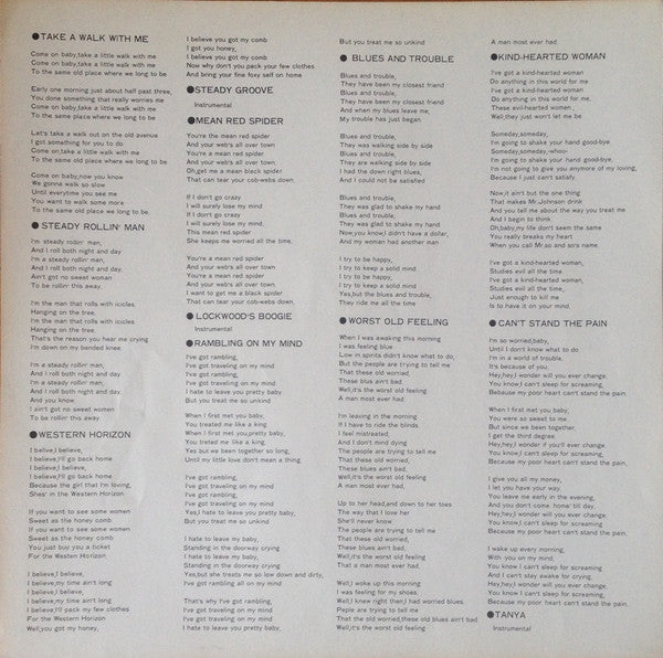 Robert Lockwood Jr. - Steady Rollin' Man (Vinyl, LP, Album, Reissue) Very Good (VG) / Very Good (VG)