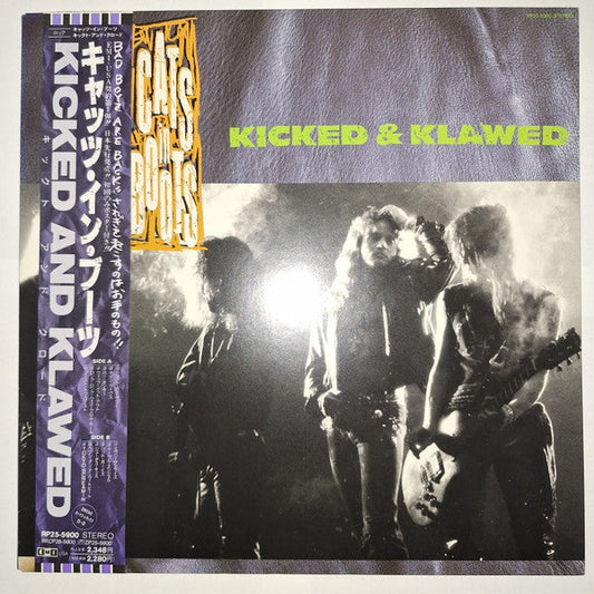 Cats In Boots - Kicked & Klawed (Vinyl, LP, Album) Very Good Plus (VG+) / Very Good Plus (VG+)