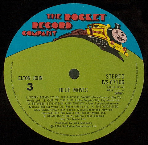 Elton John - Blue Moves (Vinyl, LP, Album)