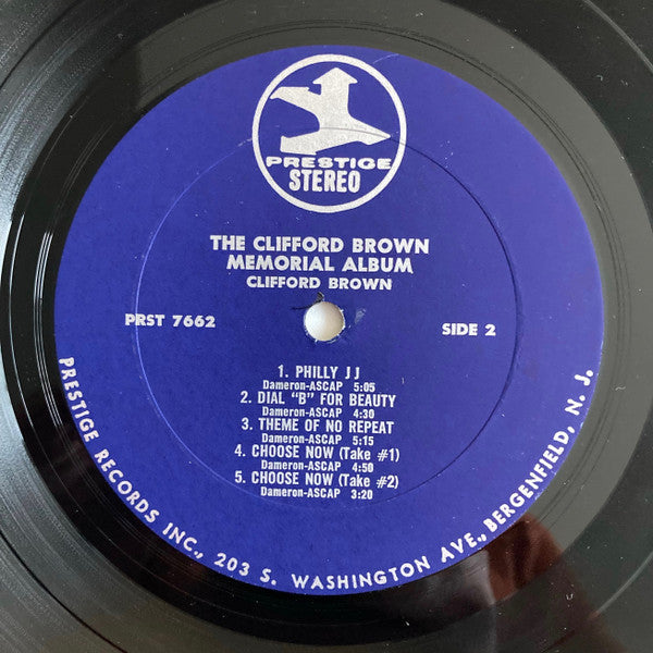 Clifford Brown - The Clifford Brown Memorial Album (Vinyl, LP, Compilation, Reissue, Remastered, Stereo) Very Good (VG) / Very Good (VG)