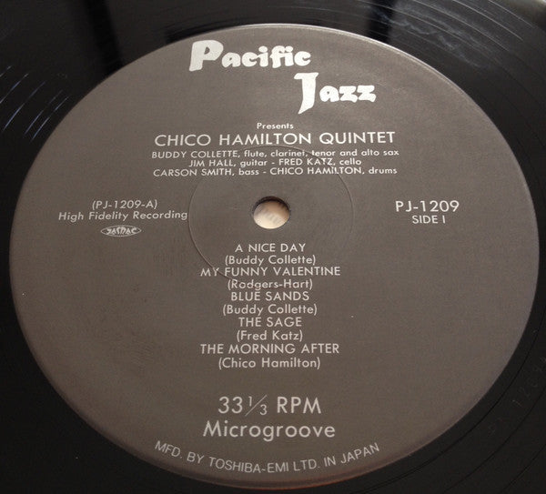 The Chico Hamilton Quintet - Chico Hamilton Quintet (Vinyl, LP, Album, Mono) Near Mint (NM or M-) / Very Good Plus (VG+)