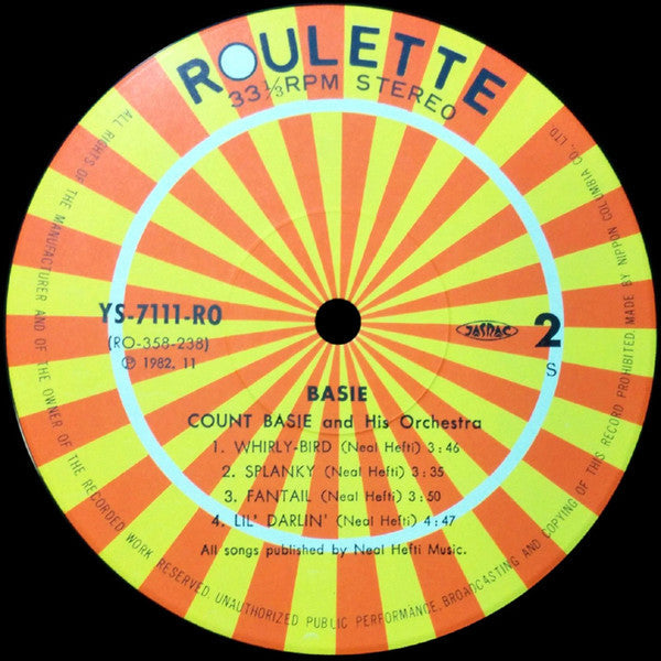 Count Basie Orchestra - Basie (Vinyl, LP, Album) Very Good Plus (VG+) / Very Good Plus (VG+)