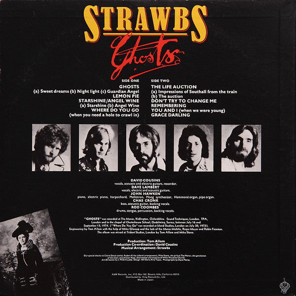 Strawbs - Ghosts (Vinyl, LP, Album) Very Good Plus (VG+) / Very Good (VG)