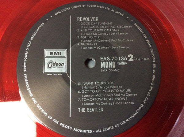 The Beatles - Revolver (Vinyl, LP, Album, Mono, Reissue) Very Good Plus (VG+) / Very Good Plus (VG+)