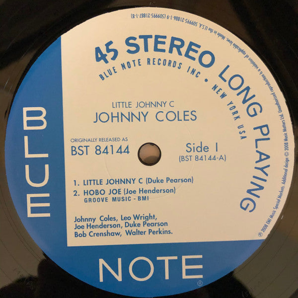 Johnny Coles - Little Johnny C (2xVinyl, 12", 45 RPM, Limited Edition, Reissue, Remastered, Stereo) Very Good Plus (VG+) / Very Good Plus (VG+)