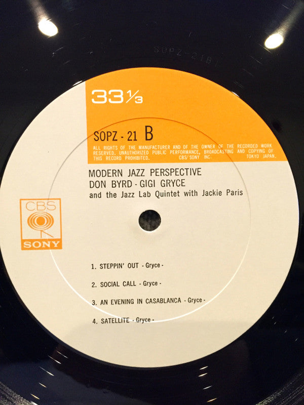 Donald Byrd - Modern Jazz Perspective (Vinyl, LP, Album, Mono) Very Good (VG) / Very Good (VG)