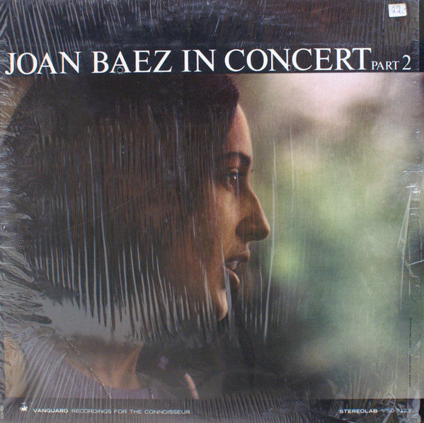 Joan Baez - In Concert Part 2 (Vinyl, LP, Album, Stereo) Very Good Plus (VG+) / Very Good (VG)