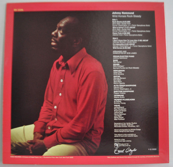 Johnny Hammond - Wild Horses Rock Steady (Vinyl, LP, Album) Very Good Plus (VG+) / Very Good Plus (VG+)