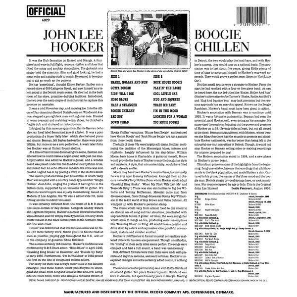 John Lee Hooker - Boogie Chillen (Vinyl, LP, Compilation, Mono) Very Good (VG) / Very Good (VG)