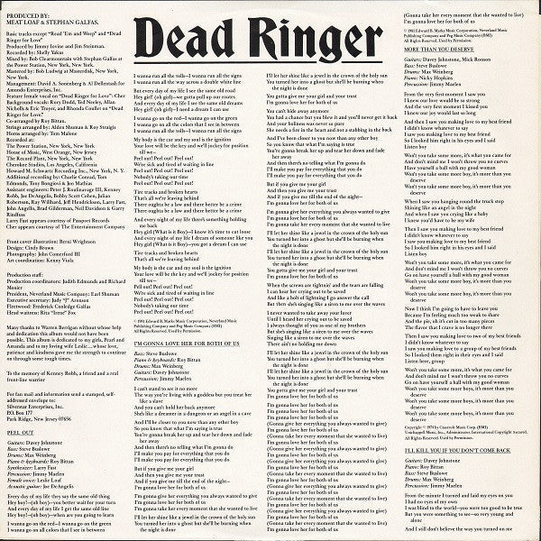 Meat Loaf - Dead Ringer (Vinyl, LP, Album)