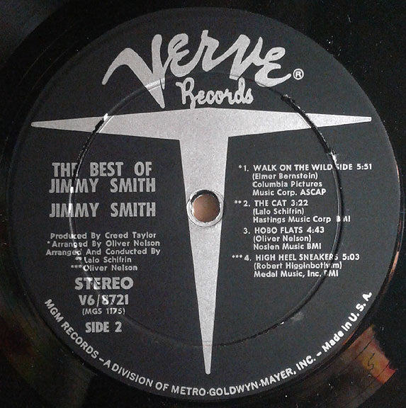 Jimmy Smith - The Best Of Jimmy Smith (Vinyl, LP, Compilation, Stereo) Good Plus (G+) / Good (G)