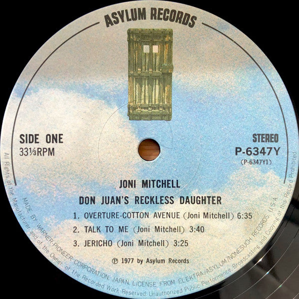 Joni Mitchell - Don Juan's Reckless Daughter (2xVinyl, LP, Album, Stereo) Very Good Plus (VG+) / Very Good (VG)