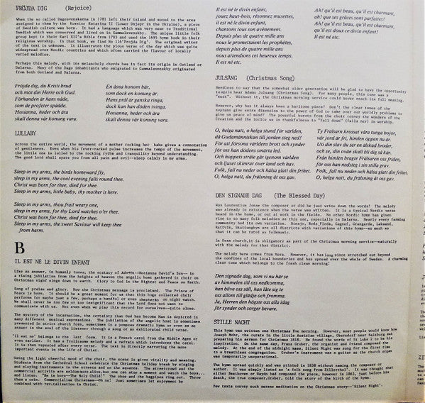 Oscars Motettkör - Cantate Domino (Vinyl, LP) Very Good Plus (VG+) / Very Good Plus (VG+)
