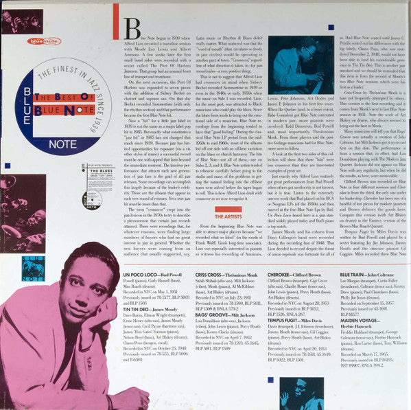 Various - The Best Of Blue Note (2xVinyl, LP, Compilation) Very Good Plus (VG+) / Very Good (VG)