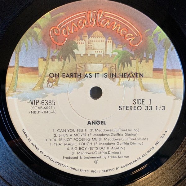 Angel (24) - On Earth As It Is In Heaven (Vinyl, LP, Album, Stereo)