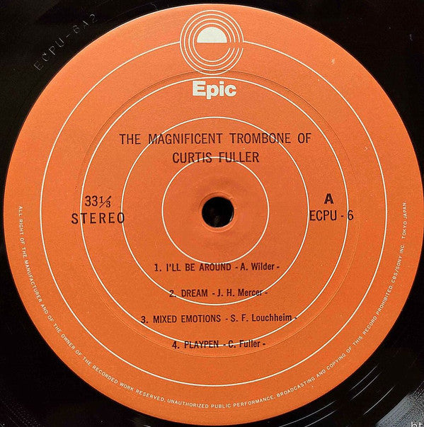 Curtis Fuller - The Magnificent Trombone Of Curtis Fuller (Vinyl, LP, Album, Reissue, Stereo) Very Good Plus (VG+) / Very Good Plus (VG+)