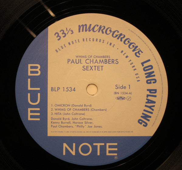 Paul Chambers Sextet - Whims Of Chambers (Vinyl, LP, Album, Reissue...