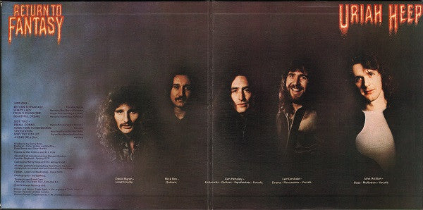 Uriah Heep - Return To Fantasy (Vinyl, LP, Album)