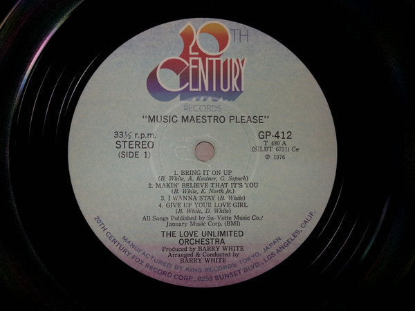 Love Unlimited Orchestra - Music Maestro Please (Vinyl, LP, Album)