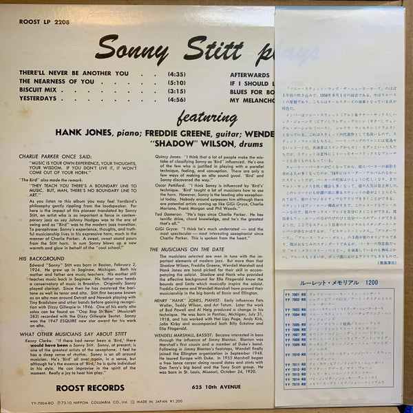 Sonny Stitt - Sonny Stitt Sonny Stitt Sonny Stitt Sonny Stitt (Viny...