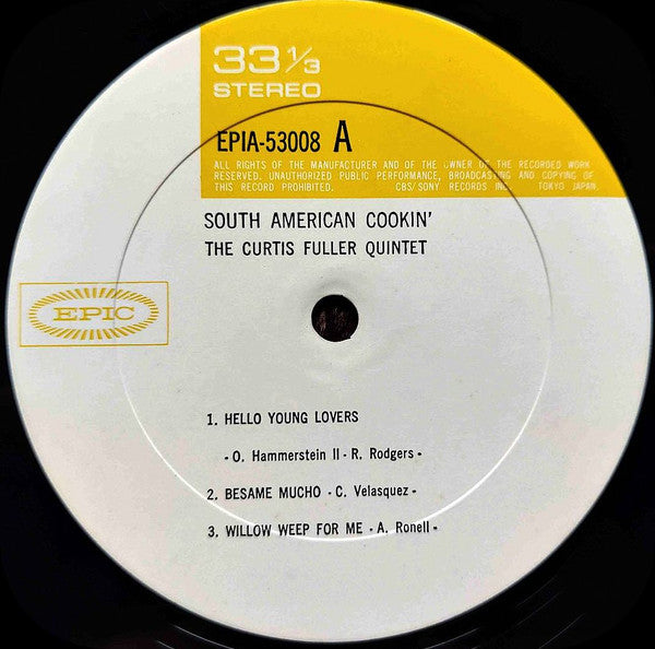 Curtis Fuller's Quintet - South American Cookin' (Vinyl, LP, Album, Reissue, Stereo) Very Good (VG) / Good Plus (G+)