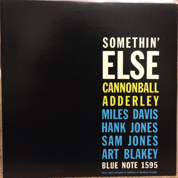 Cannonball Adderley - Somethin' Else (Vinyl, LP, Album, Limited Edition, Reissue, Stereo) Near Mint (NM or M-) / Very Good Plus (VG+)