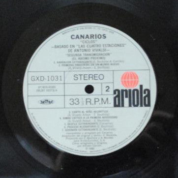 Canarios - Ciclos (2xVinyl, LP, Album, Reissue) Near Mint (NM or M-) / Very Good Plus (VG+)