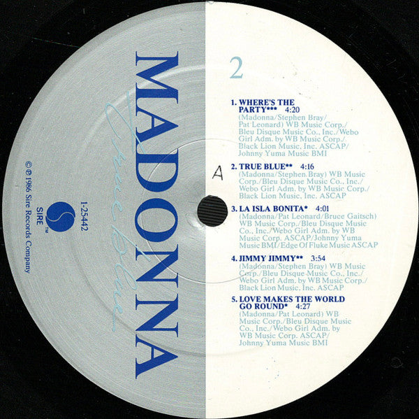 Madonna - True Blue (Vinyl, LP, Album)