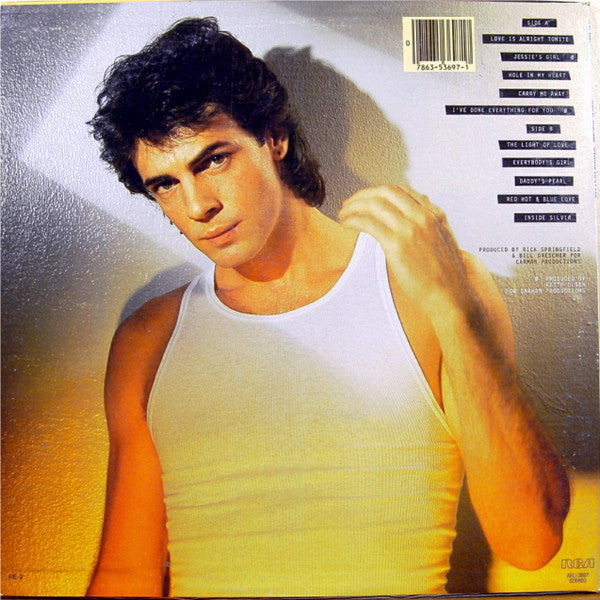 Rick Springfield - Working Class Dog (Vinyl, LP, Album, Stereo) Very Good (VG) / Very Good (VG)
