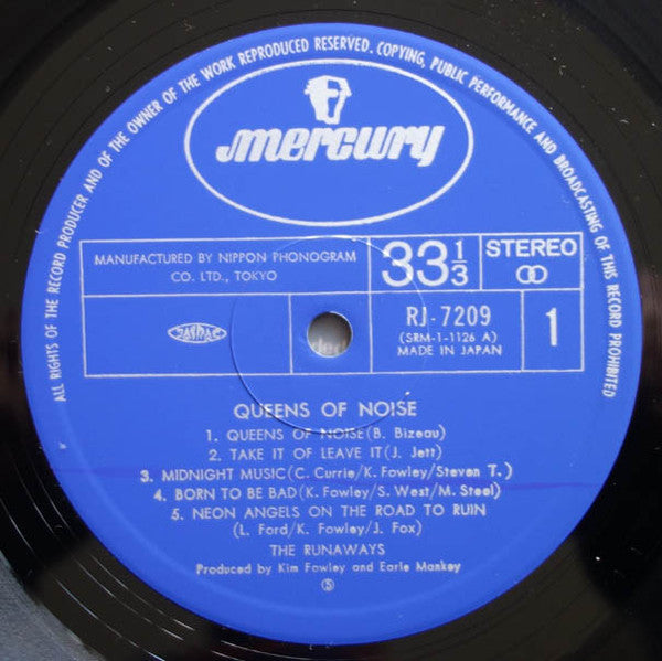 The Runaways - Queens Of Noise (Vinyl, LP, Album) Very Good (VG) / Very Good Plus (VG+)
